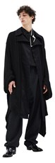 Yohji Yamamoto Coat with voluminous sleeves in black 205090